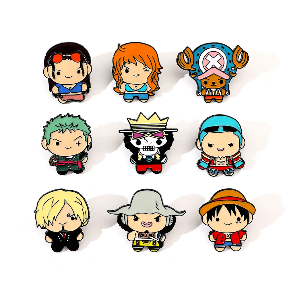 Anime One Piece Merchandise - 9 Pcs 크리 에이 티브 만화