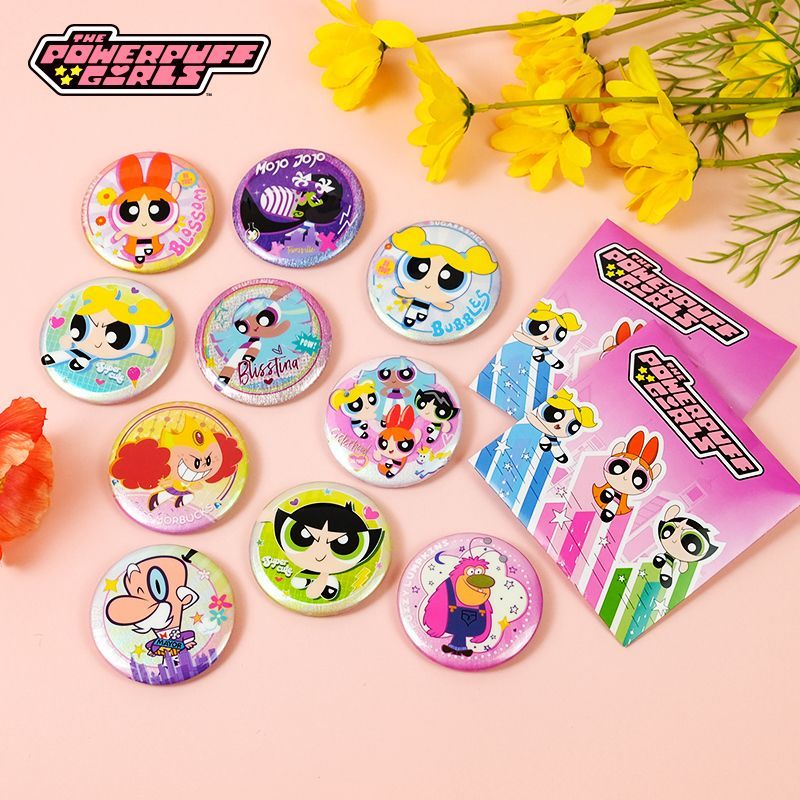 Anime Girl Merchandise - 공식 파워퍼프 걸즈 상품 풀 세트: