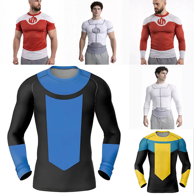 Anime Merchandise Clothes - 새로운 무적 코스프레 래쉬 가드 다이빙