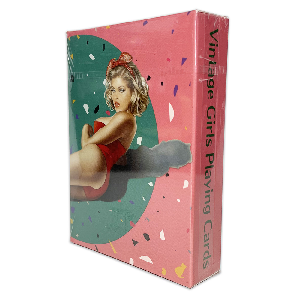 Themed Playing Card - 미국 복고풍 섹시한 아름다운 아가씨 비키니