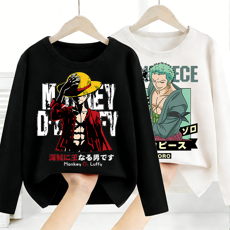 원피스 긴팔 애니메이션 프린트 탑 베이스 레이어 셔츠  - Anime Girl Merchandise 리뷰 및 가격