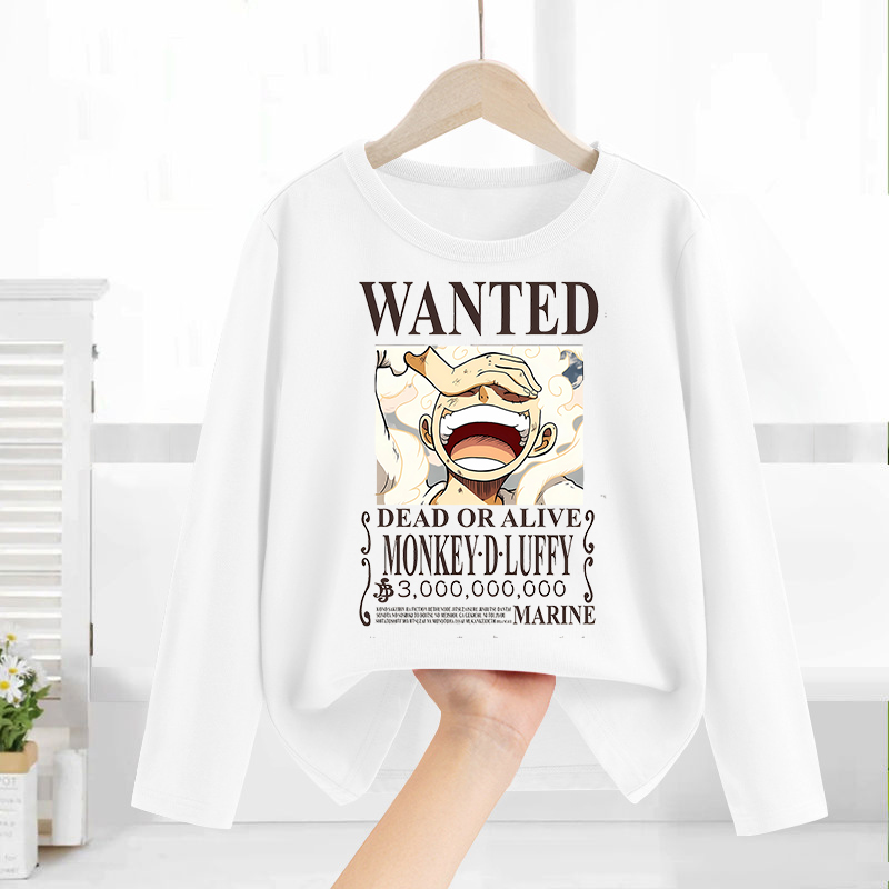 원피스 긴팔 애니메이션 프린트 탑 베이스 레이어 셔츠  - Anime Girl Merchandise 리뷰 및 가격