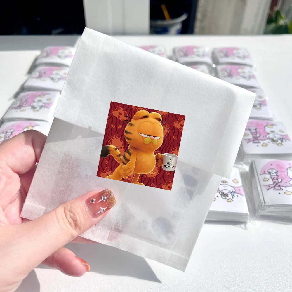 가필드 만화 귀여운 500개 롤 스티커 창의적인 씰링  - Anime Merchandise Wholesale 리뷰 및 가격