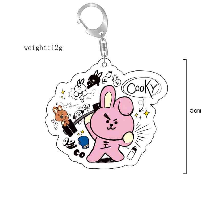 BT21 애니메이션 만화 귀여운 아크릴 키체인 BTS  - Anime Girl Merchandise 리뷰 및 가격