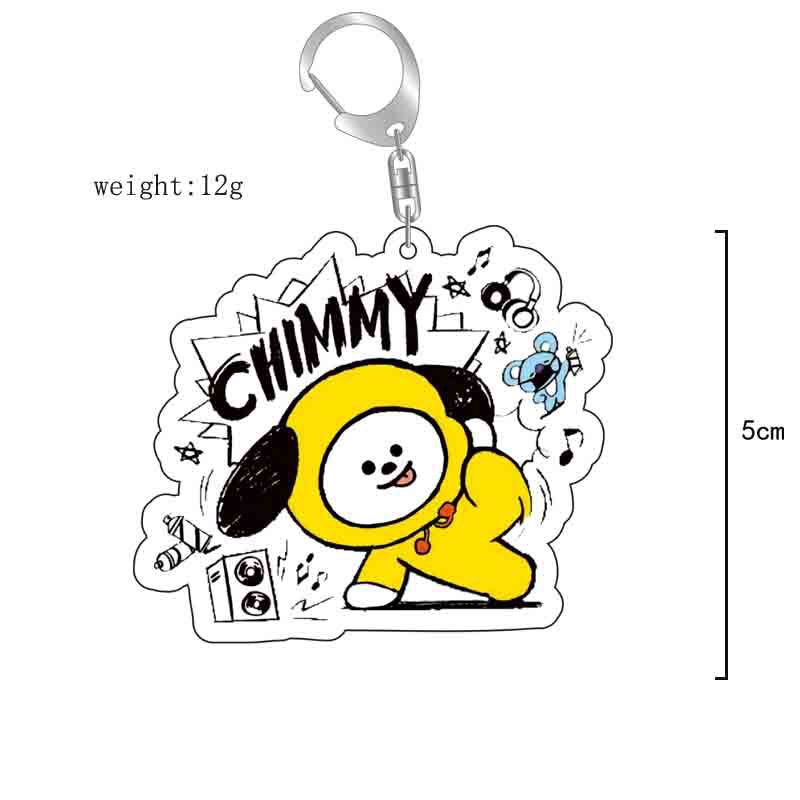 BT21 애니메이션 만화 귀여운 아크릴 키체인 BTS  - Anime Girl Merchandise 리뷰 및 가격