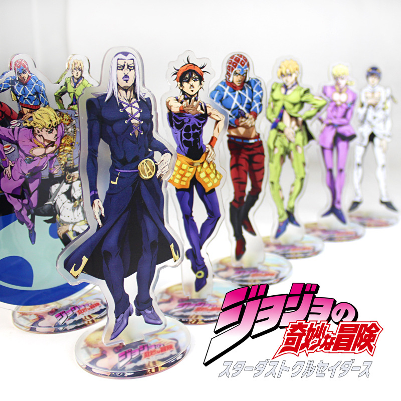 죠죠 애니메이션 아크릴 스탠드 그레이트 워 퍼피스 피규 - Anime Merchandise Wholesale 리뷰 및 가격