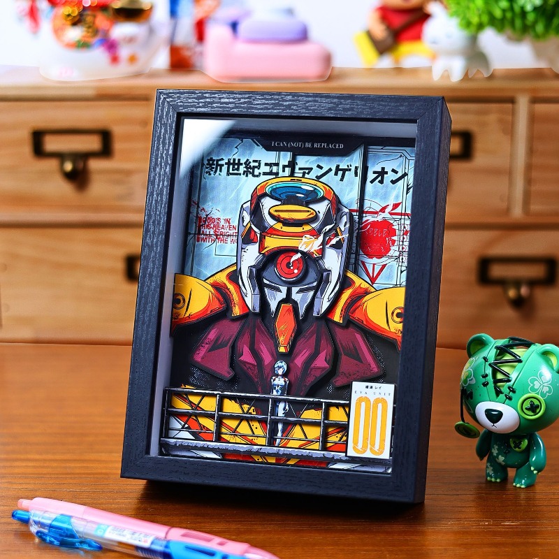 창의적인 EVA 3D 종이 그림 신지 레이 소류 미사토 - Evangelion Anime Merchandise 리뷰 및 가격