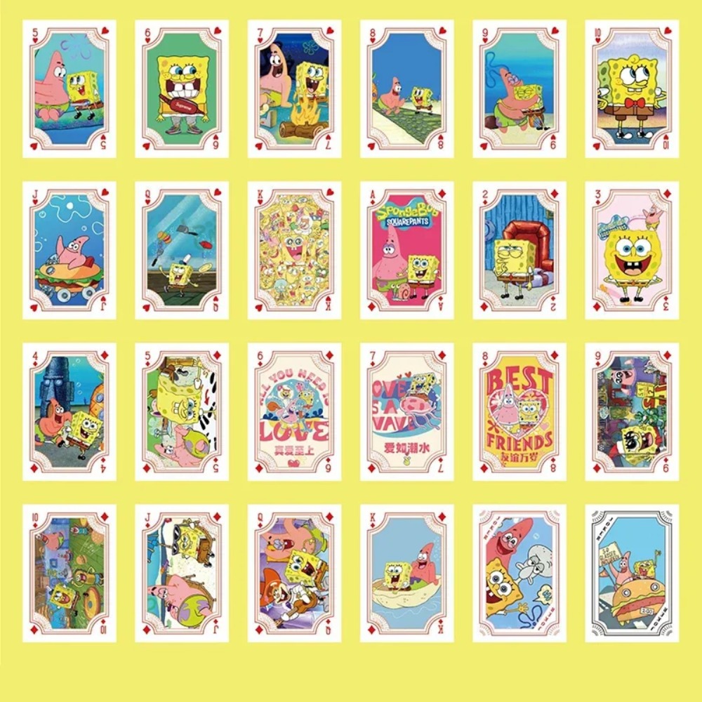 54장/박스 스폰지밥 애니메이션 포커 카드 패트릭 만화 - Themed Playing Card 리뷰 및 가격