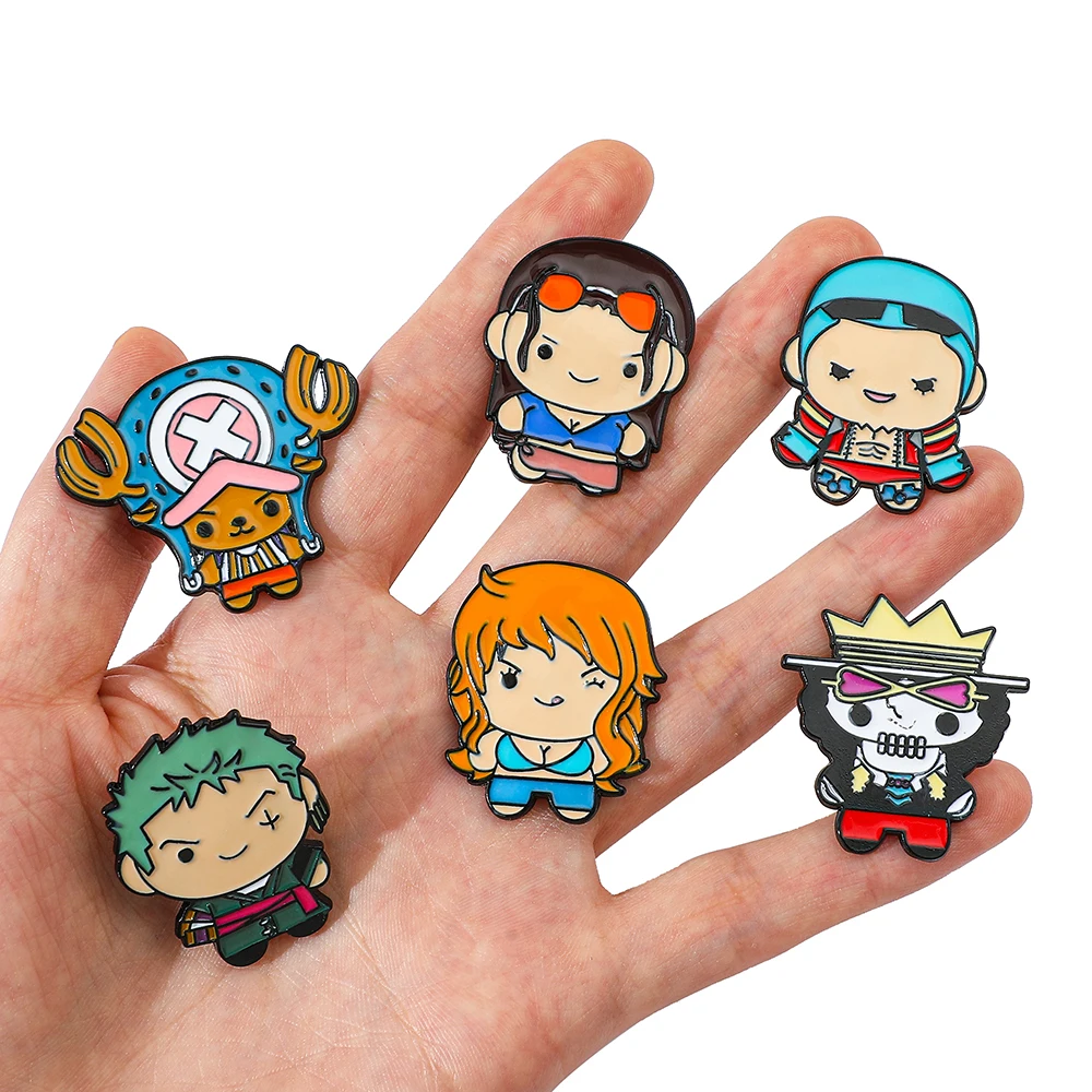 9 Pcs 크리 에이 티브 만화 브로치 애니메이션 원피 - Anime One Piece Merchandise 리뷰 및 가격