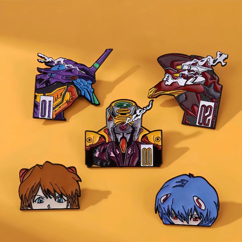 네온 제네시스 메탈 브로치 아야나미 레이 EVA 애니메 - Evangelion Anime Merchandise 리뷰 및 가격