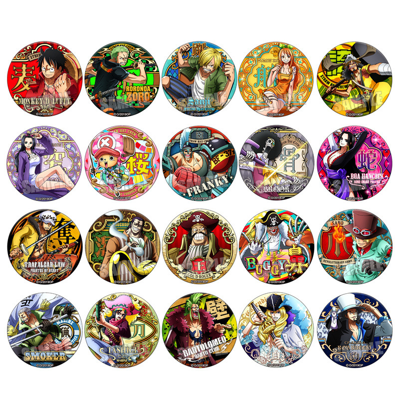 원피스 애니메이션 배지 루피 바키 루치 사보 비즈니스  - Anime Merchandise Business 리뷰 및 가격