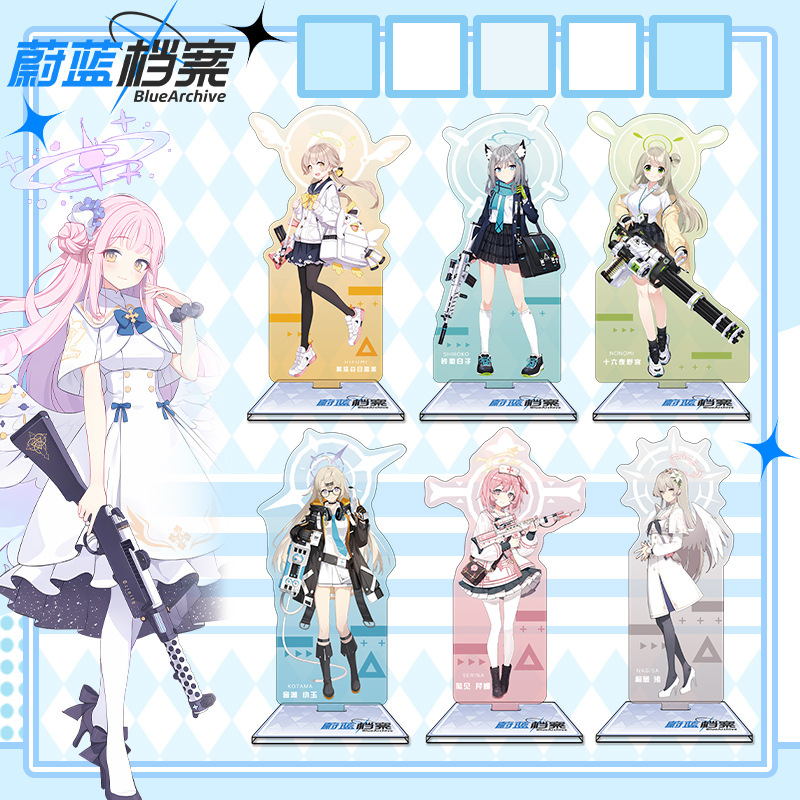 블루 아카이브 16cm 아크릴 스탠디 애니메이션 게임  - Anime Merchandise Wholesale 리뷰 및 가격