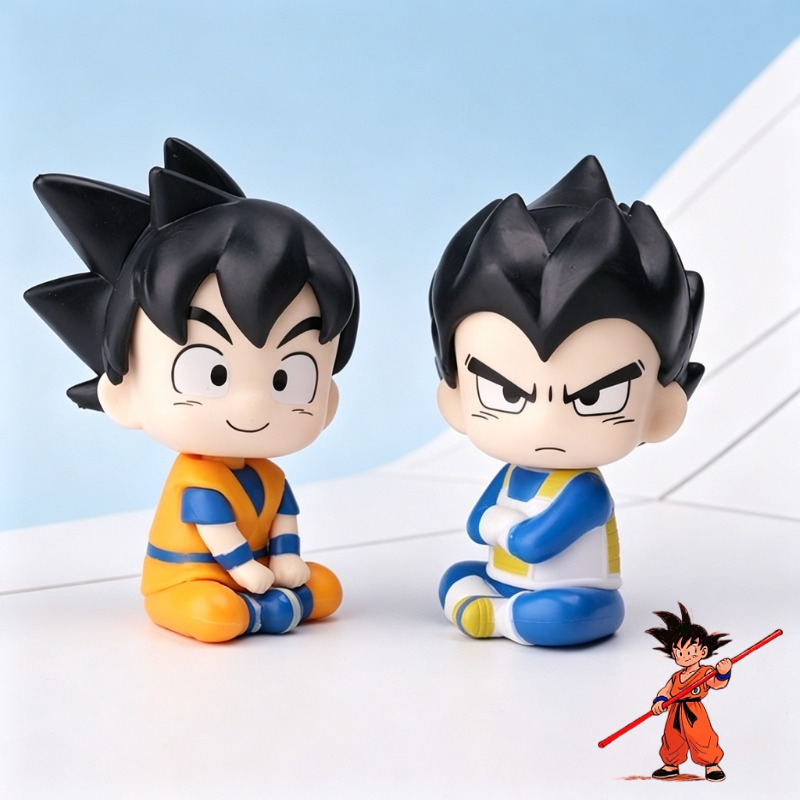 드래곤볼 치비 손오공 베지터 만화 귀여운 앉아있는 피규 - Anime Merchandise Wholesale 리뷰 및 가격