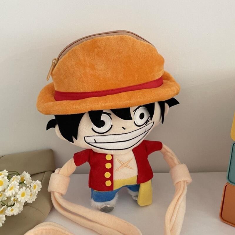새로운 원피스 플러시 숄더백 창의적인 롱암 플러시 크로 - Anime One Piece Merchandise 리뷰 및 가격
