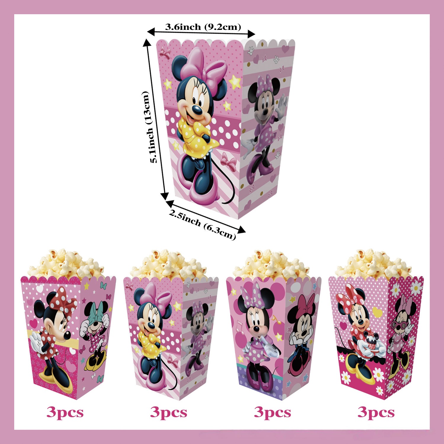 디즈니 미니 애니메이션 상품, 상품 선물 상자, 팝콘  - Manga Storage Box 리뷰 및 가격